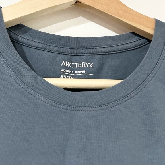 Arc’teryx A Squared‎ Stretch Cotton T-Shirt in Stratosphere Blue XS - Picture 5 of 6